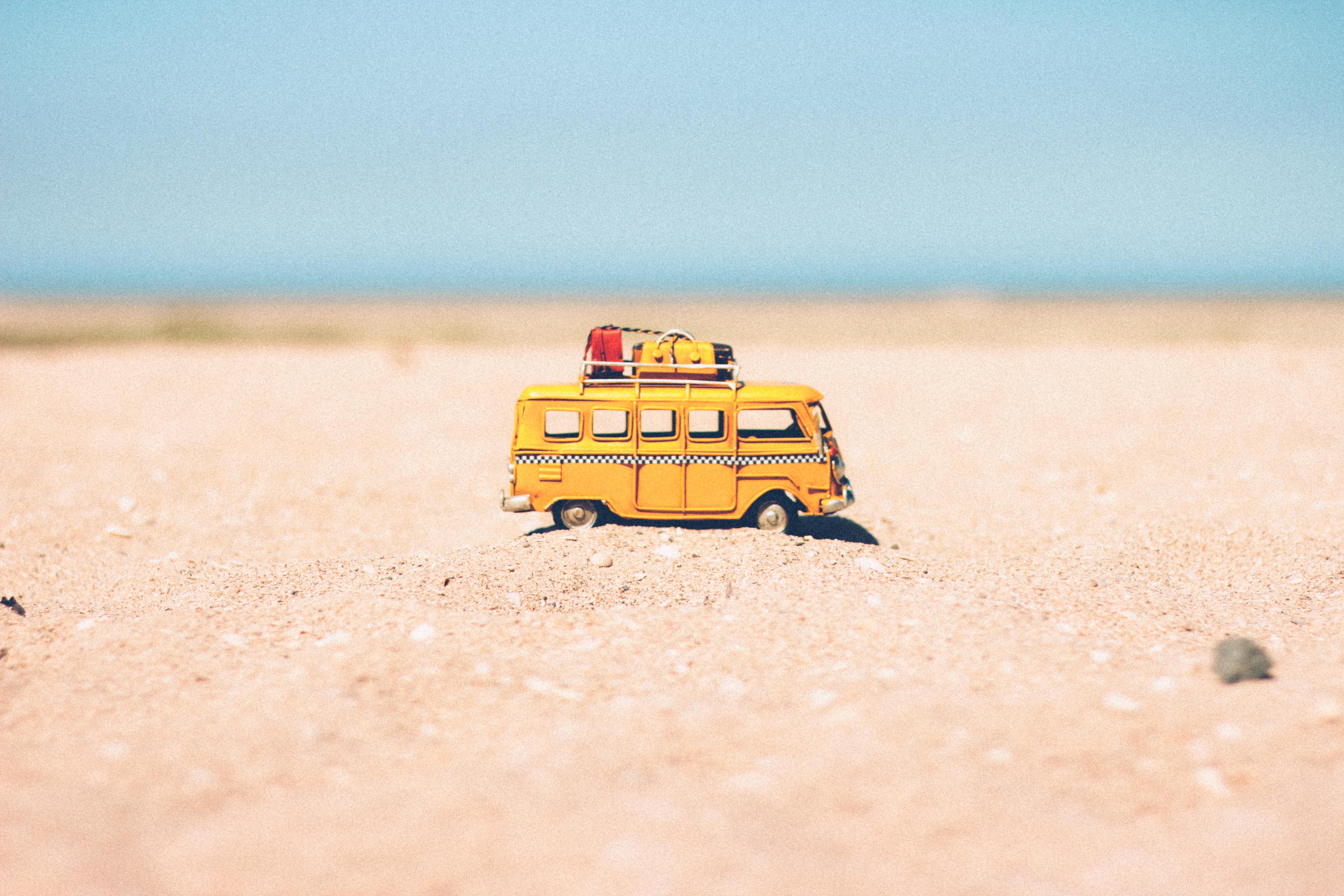 Bus am Strand